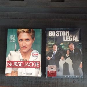 Nurse Jackie and Boston Legal DVD Sets *NEW*